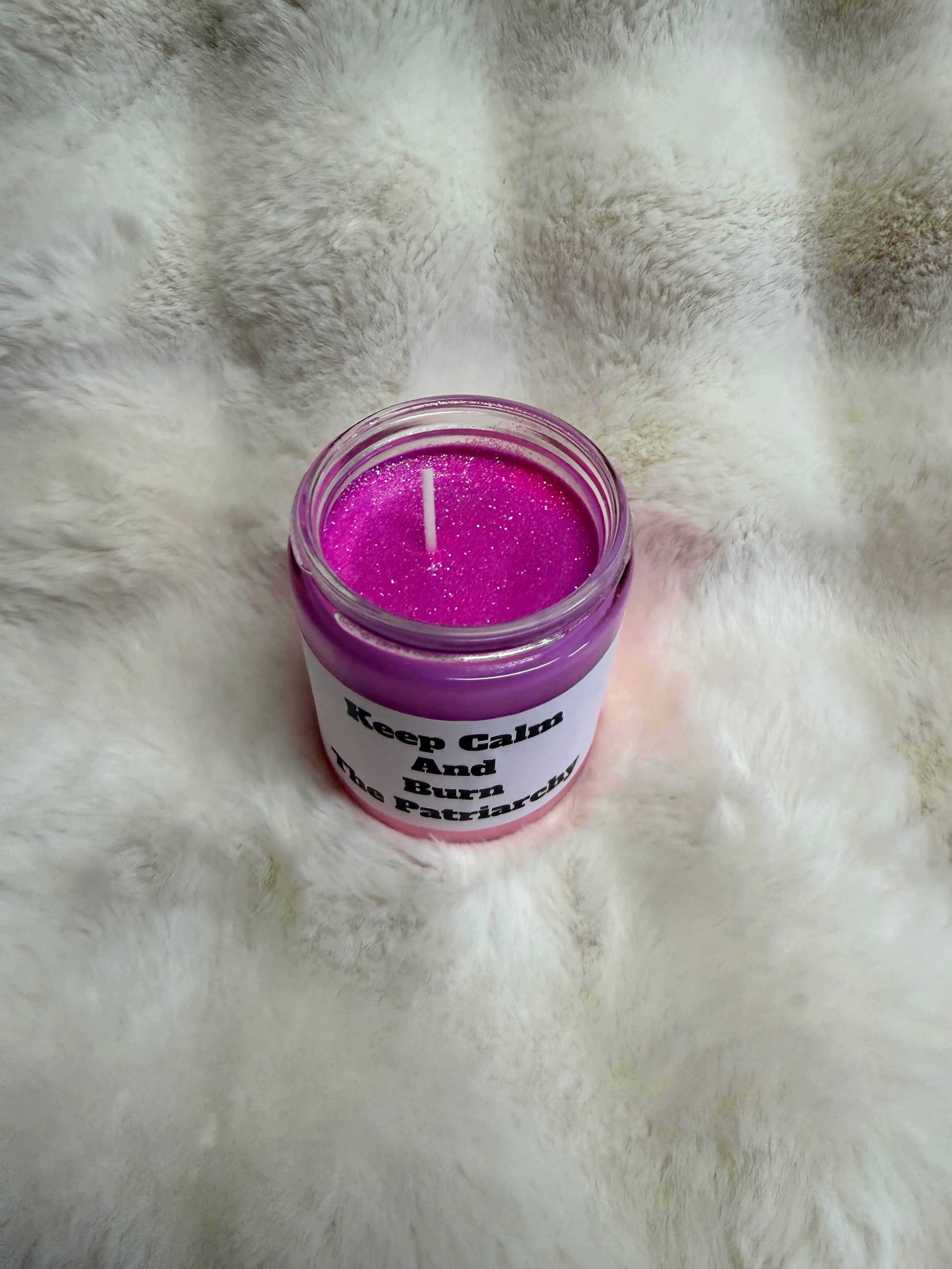Lavender and Cherry Blossom soy candle