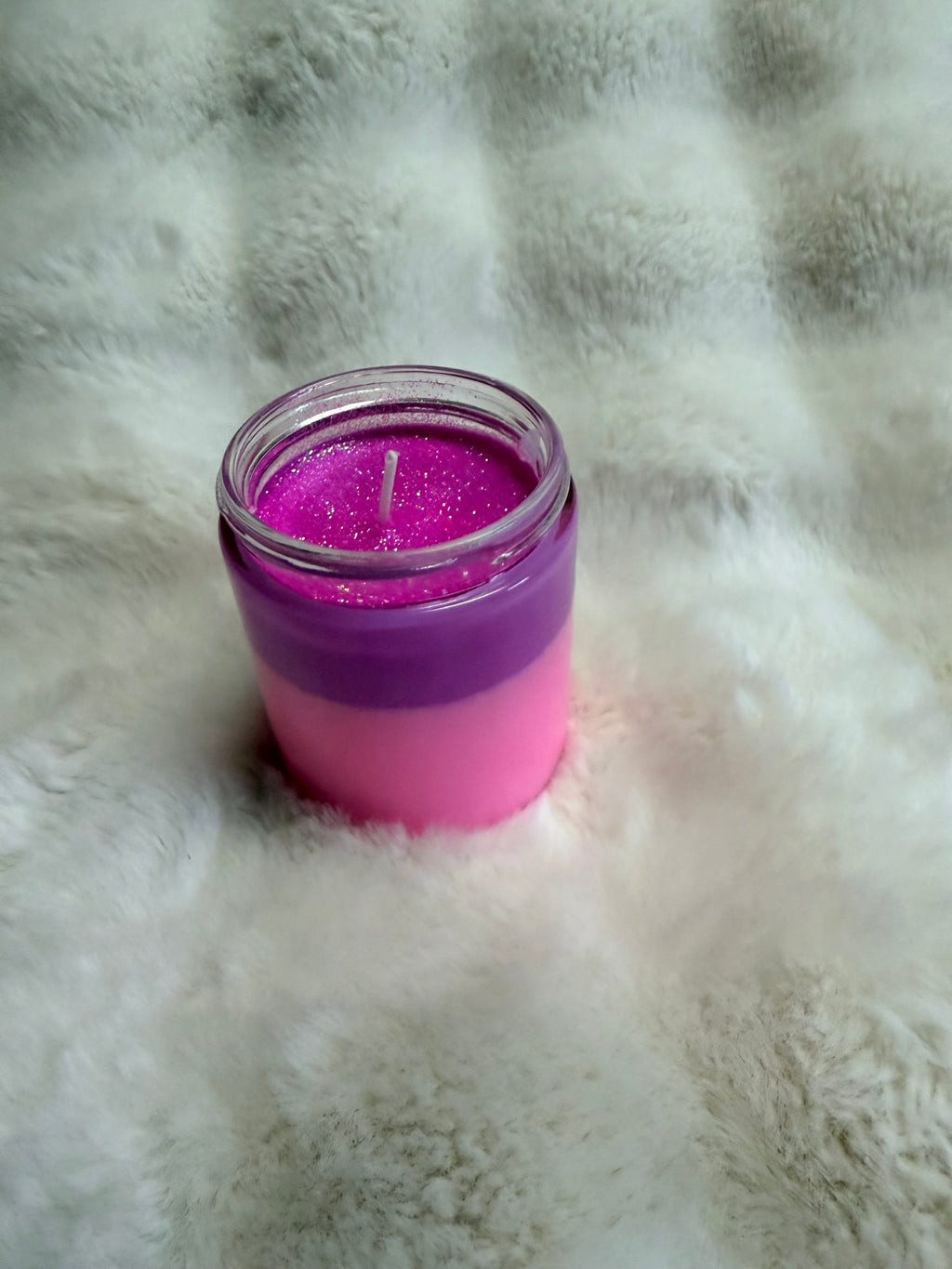 Lavender and cherry blossom soy candle