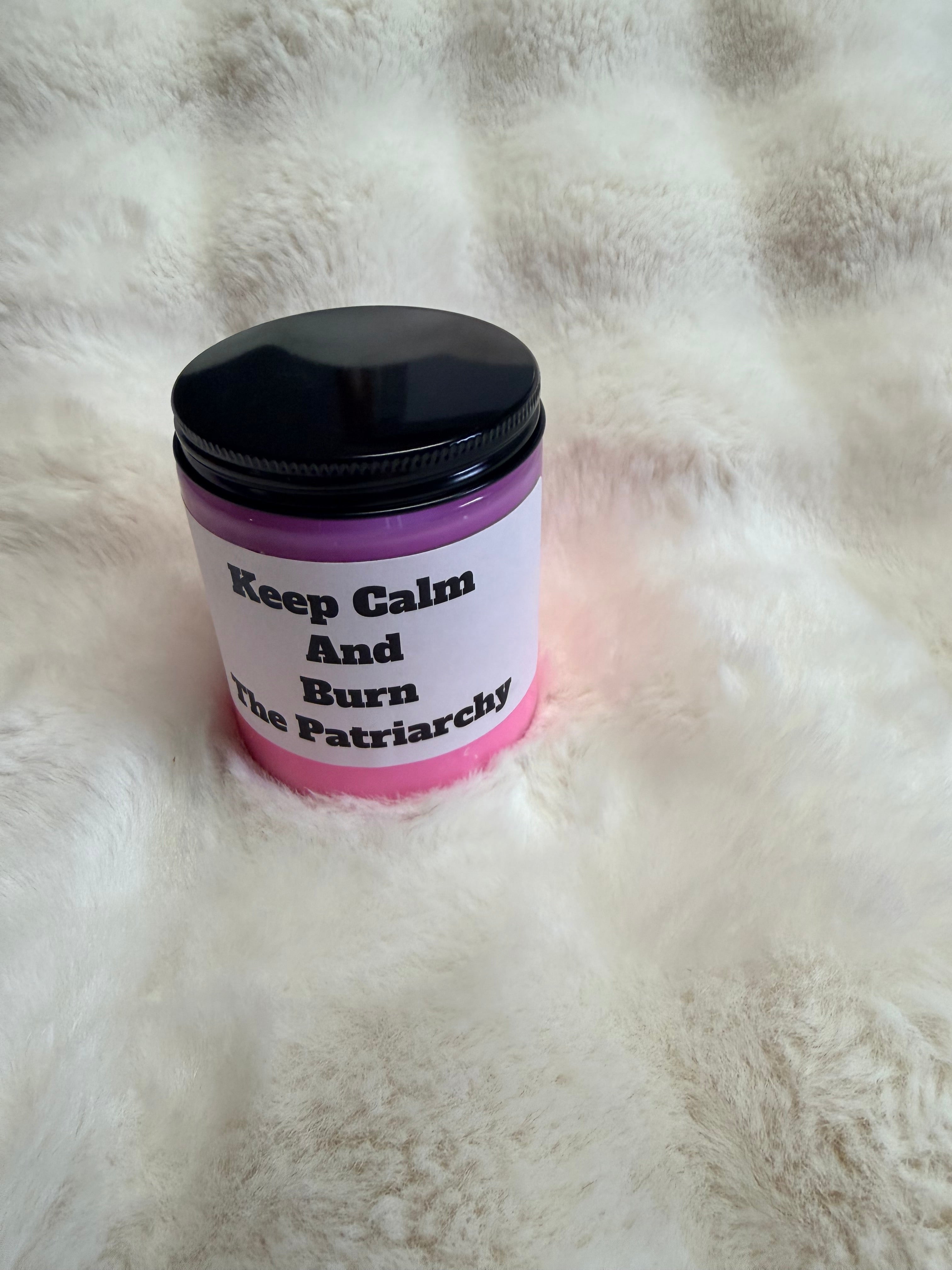 Lavender and cherry blossom soy candle
