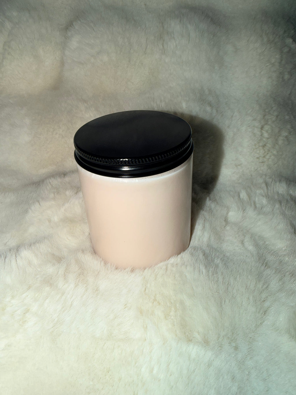 Oats and honey wood wick soy candle in a jar
